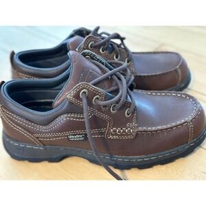 Irish Setter Soft Paw Men's Waterproof Full‎ Grain Leather Oxford Shoe Brown